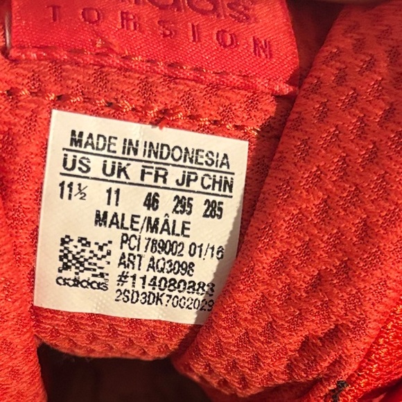 Adidas Men ZX Flux Bright Red Sneakers - Picture 9 of 9